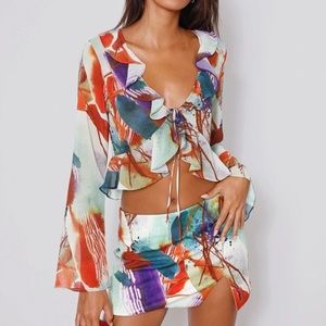 Tiger Mist - Tarvey Top & Harvie Skirt in WaterColour